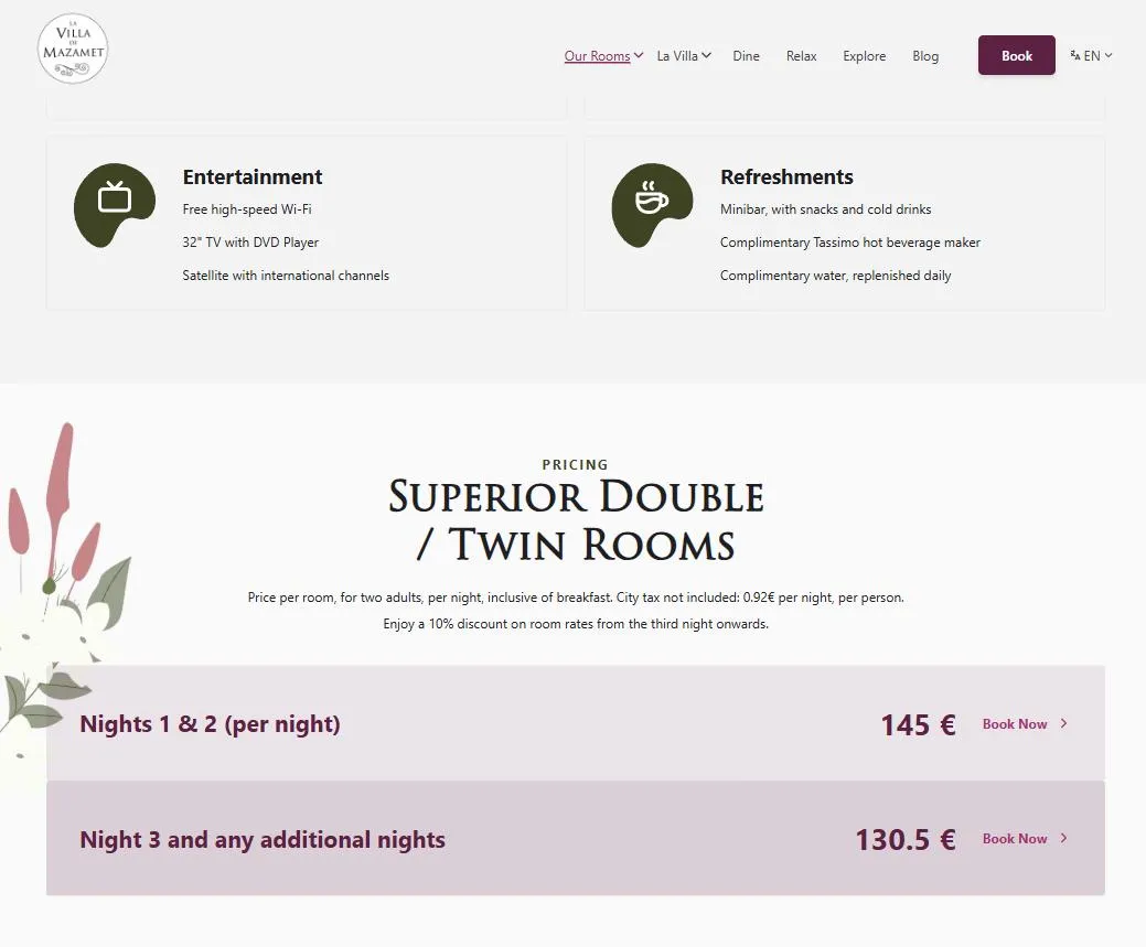 Design des chambres après - expérience moderne