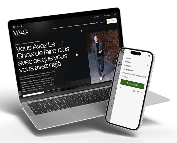 Case Study - VALC Conseil | Montagne Noire Web Studio